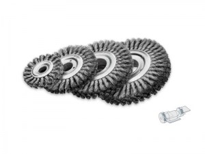 Knot Wheel Brushes, multiple rows-1